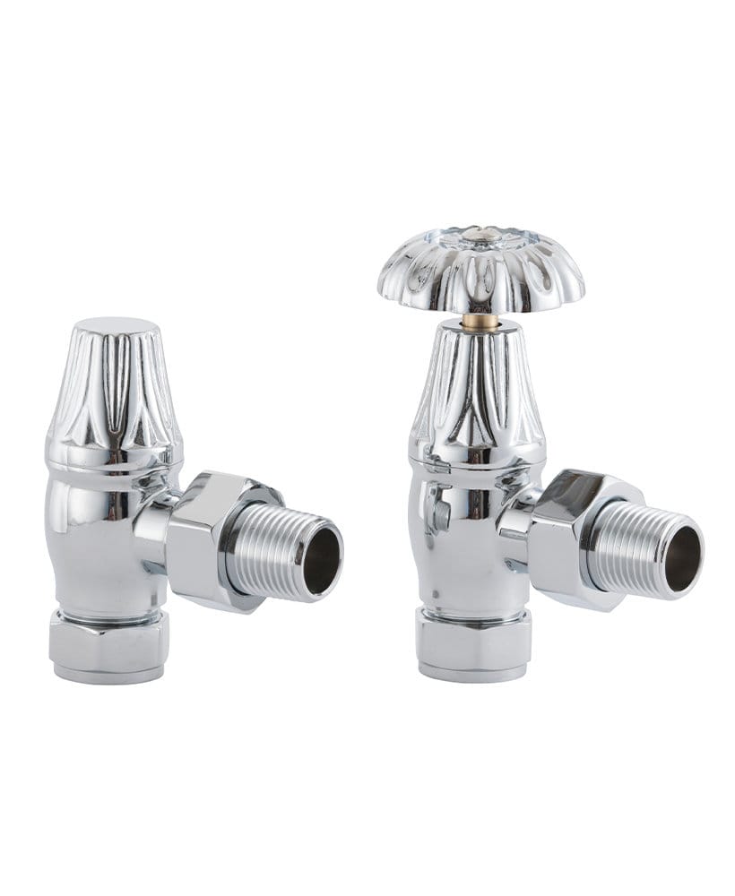 Buckingham Manual Cast Iron Radiator Valve Chrome